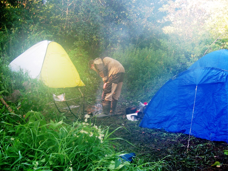 Ночлег ловля щуки на живца