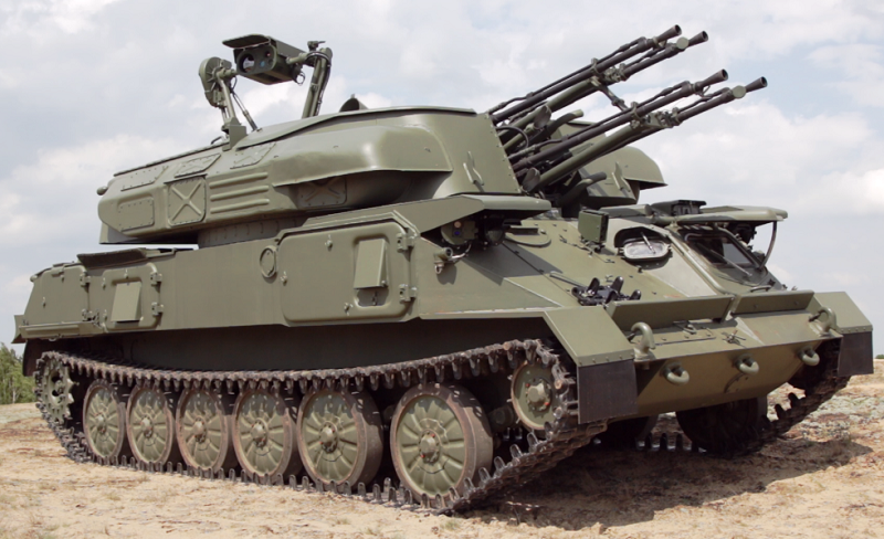 ЗСУ "Шилка" СССР zsu-shilka
