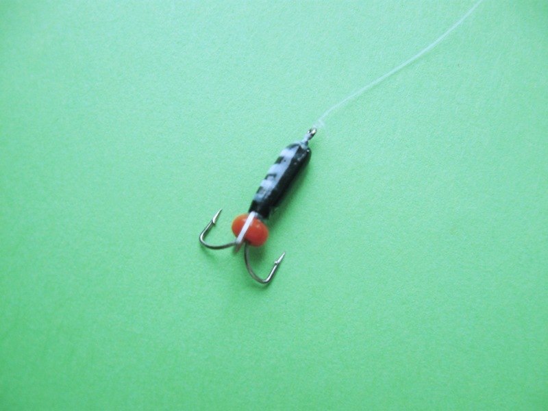 Безмотылки "чёртик" ловля на безмотылку зимой