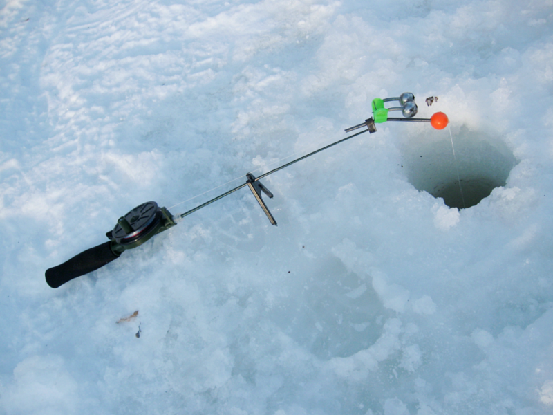 Зимний фидер удочка для зимней рыбалки