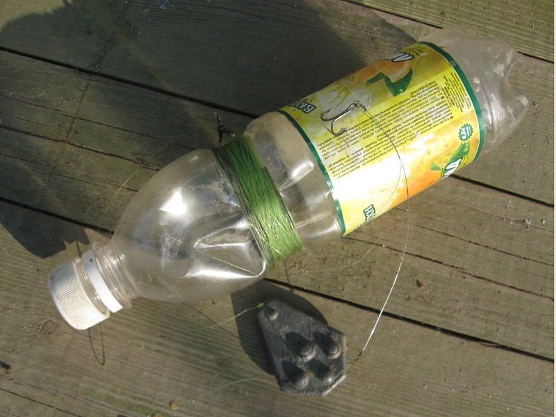 Донка-бутылка ловля щуки на живца