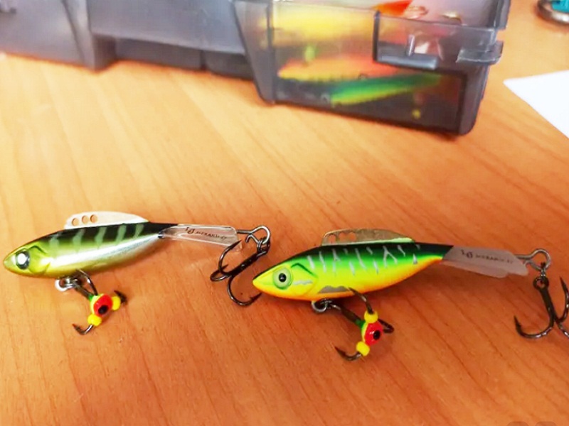 Балансиры Mebaru ловля судака со льда