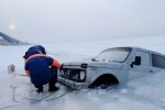 Какая безопасная толщина льда для авто. Штрафы