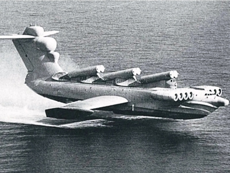 экраноплан лунь история