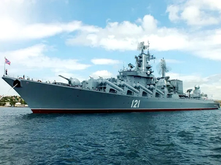 москва ракетный крейсер затонул