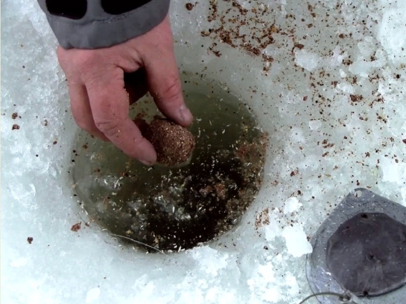 ловля карася зимой