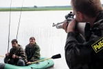 Днём раньше забросил спиннинг. Лишился снасти, лодки, рыбы